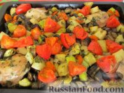 рецепт: овощное рагу с курицей на russianfood.com