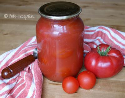 помидоры в собственном соку на зиму рецепты