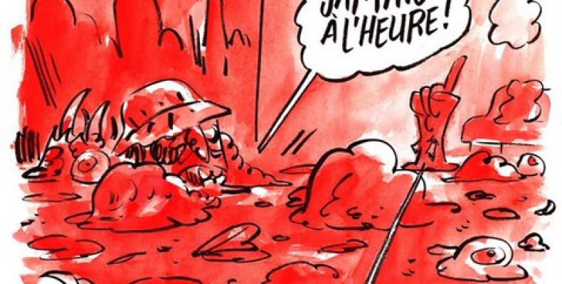 Charlie Hebdo опубликовал еще одну карикатуру на теракты
