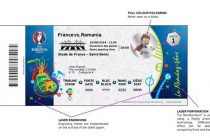 УЕФА представил дизайн билетов на матчи . В