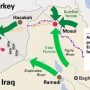 Иракцы наступают на Мосул, США оказывают им артподдержку
