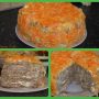 Печеночный тортик Куриную печень пропускаем через мясорубку(предварительно очистив