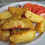Картошка по-деревенски Ингредиенты: * картофель среднего размера –