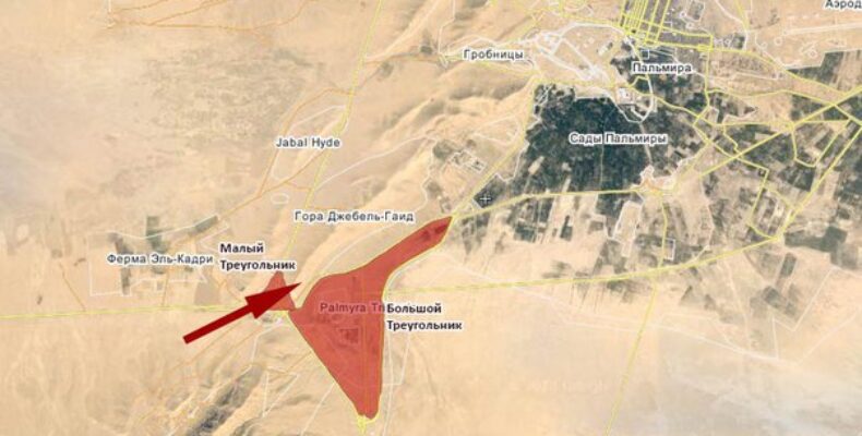 Сирийская армия взяла под контроль «треугольник Пальмиры» к