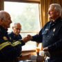 В Чемальском районе поздравили с 80-летием ветерана пожарной охраны