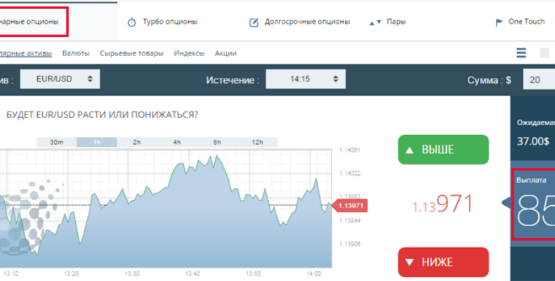 В чем суть бинарного опциона?